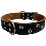 HUHUBAMBOO obojek s tlapkami kožený – Sleviste.cz