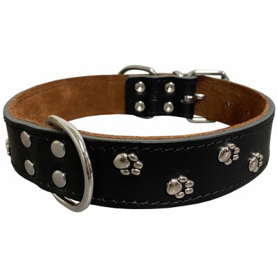 HUHUBAMBOO obojek s tlapkami kožený – Sleviste.cz