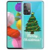 Pouzdro a kryt na mobilní telefon Samsung PROTEMIO 35795 ART CHRISTMAS Silikonový kryt Samsung Galaxy A52 / A52 5G / A52s TREE