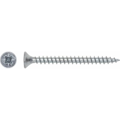 Uni vrut se zápustnou hlavou TX20 plný závit bíle pozink. 4x40 mm, 15 ks – Hledejceny.cz