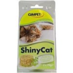 Gimborn GimCat ShinyCat tuňák s kočičí trávou 2 x 70 g – Sleviste.cz