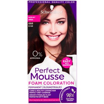 Schwarzkopf Perfect Mousse Permanent Color barva na vlasy 400 tmavě hnědý