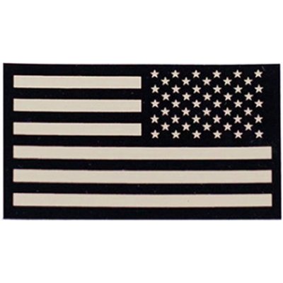 MILITARY RANGE Nášivka IFF IR vlajka USA VELCRO reverzní PÍSKOVÁ – Zboží Mobilmania