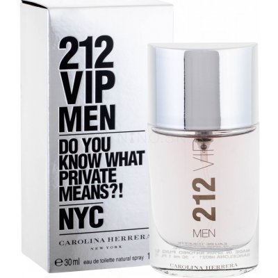 Carolina Herrera 212 VIP Men toaletní voda pánská 30 ml – Zboží Mobilmania