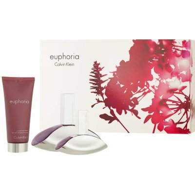 Calvin Klein Euphoria Woman EDP 100 ml + EDP 30 ml + tělové mléko 100 ml dárková sada