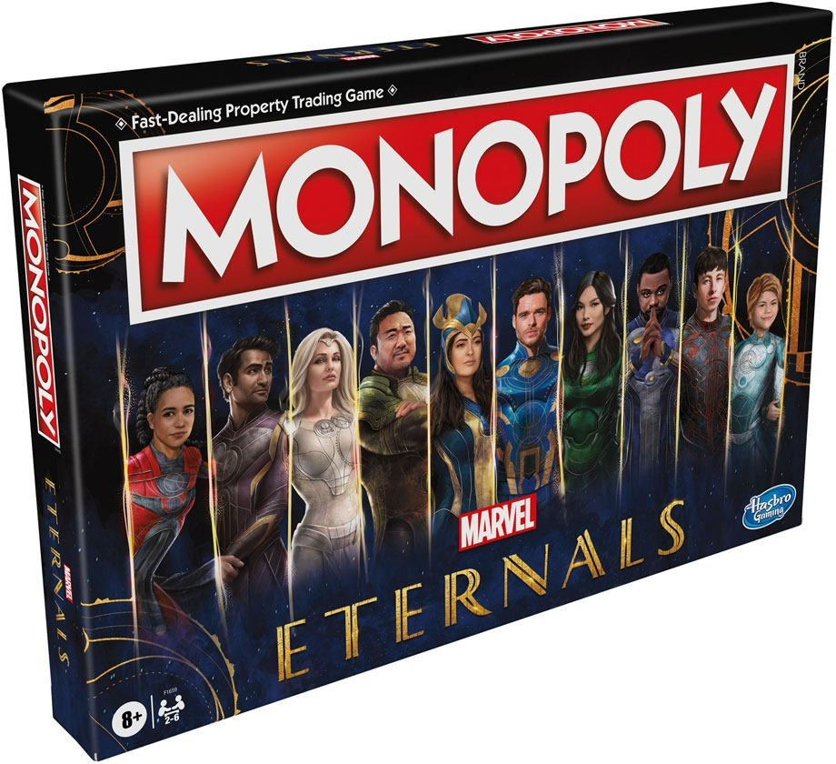 Hasbro Gaming Monopoly: Marvel Studios\' Eternals Edition