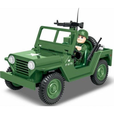 Cobi 2230 SMALL ARMY Vietnam War: terénní automobil 151 A1 MUTT, 91 k, 1 f – Zboží Dáma