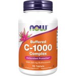 NOW Pufrovaný Vitamin C-1000 Komplex s 250 mg bioflavonoidů 90 tablet – Hledejceny.cz