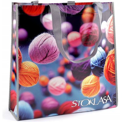 Nákupní taška Stoklasa 35x35 cm, modrofialová – Zboží Dáma
