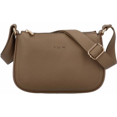 David Jones dámská crossbody kabelka CM6708 taupe – Zboží Mobilmania