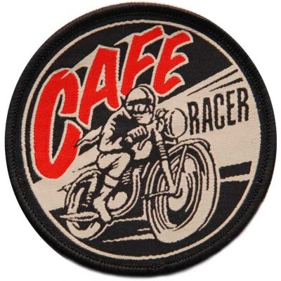 Moto nášivka Cafe Racer 7,5cm – Zbozi.Blesk.cz