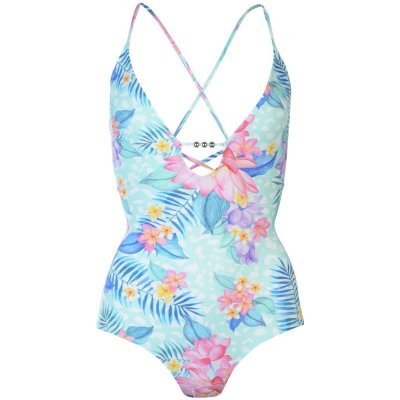 SoulCal Tropical Print Swimsuit Tropical – Zboží Mobilmania
