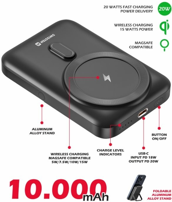 Swissten 10000 mAh 22013974