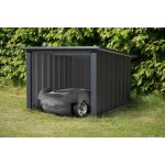 Garáž pro robotickou sekačku G21 88x62x98 cm, antracitová – Sleviste.cz