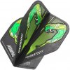 Letka na šipku Red Dragon Airwing Moulded Peter Wright Snakebite Standard Green