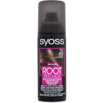 Syoss Root Retoucher tmavě hnědý sprej na odrosty 120 ml