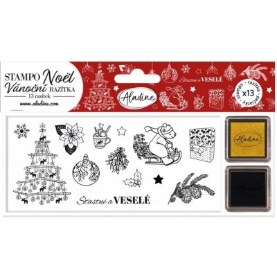 Aladine Razítka Stampo Noël 13 ks Severské Vánoce – Zboží Mobilmania