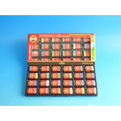 Koh-i-noor Mondeluz souprava akvarelových uměleckých barev 24 krajina – Hledejceny.cz