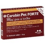 Carobin Pet Forte Mini pro psy a kočky 15 tbl – Hledejceny.cz