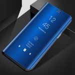 Pouzdro SES Zrdcadlové plastové flip Samsung Galaxy A8 2018 A530F - modré – Hledejceny.cz
