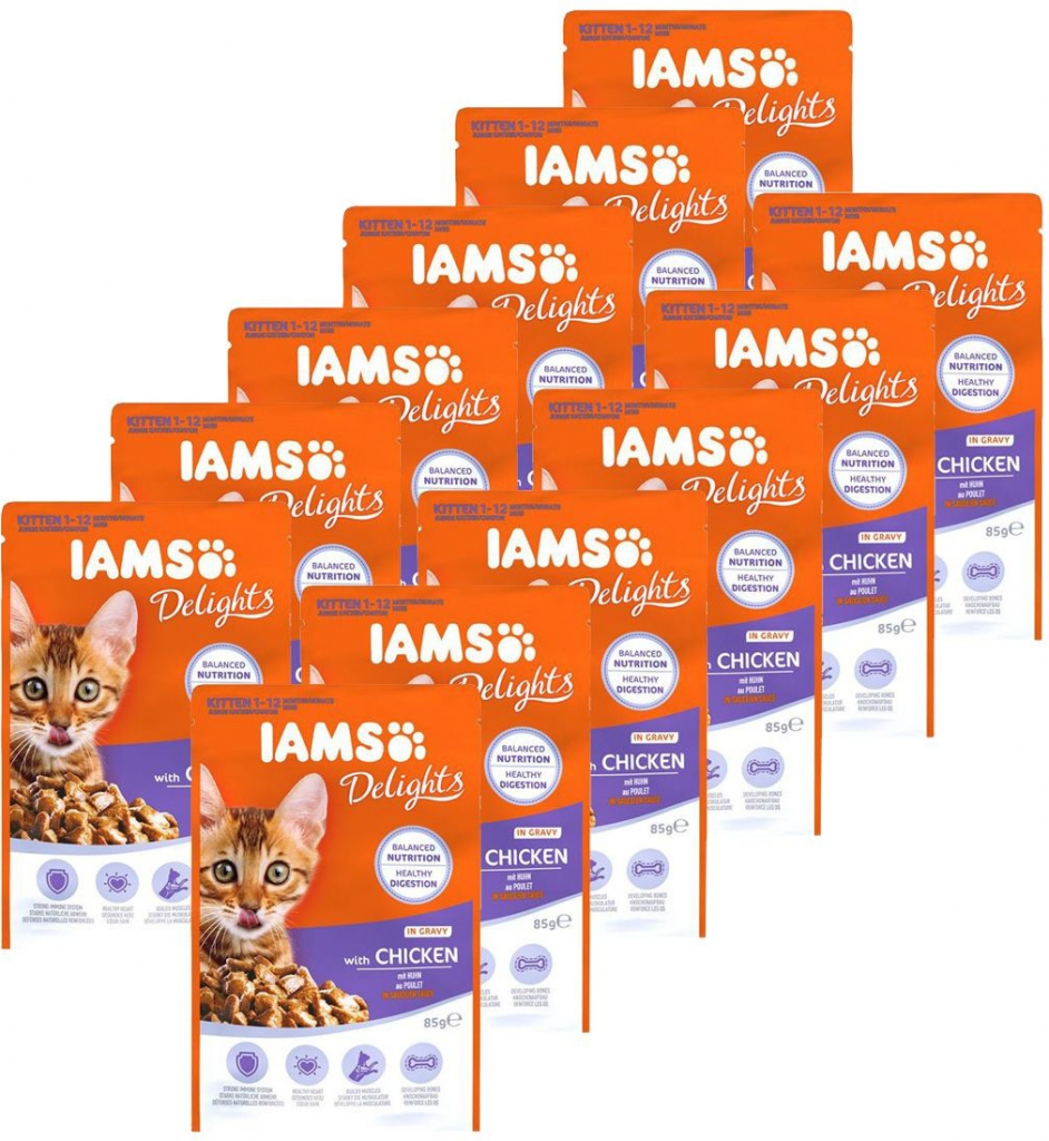 Iams Kitten chicken 12 x 85 g