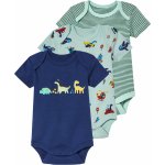 Lupilu Chlapecké body s BIO bavlnou 3kusy světle modrá bílá modrá – Zboží Dáma