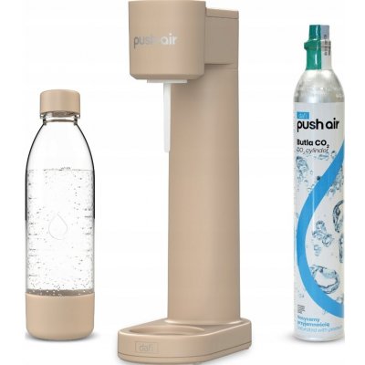 Dafi PushAir s CO2 bombičkou + láhev 0,7l Cappuccino – Sleviste.cz
