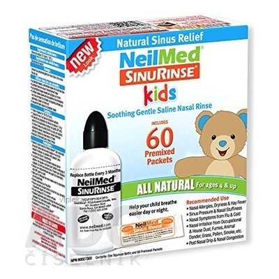 NeilMed Sinus Rinse Kids mořská sůl na hygienu nosu láhev 120 ml – Zboží Mobilmania