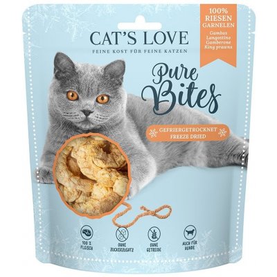 Cat's Love Pure Bites obří garnát 25 g