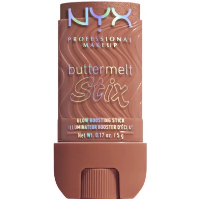 NYX Professional Makeup - Buttermelt Glow Stix rozjasňující tyčinka Rozjasňovače Rosegold 5 g – Zboží Dáma