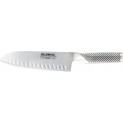 Global Santoku kuchyňský nůž s výlisy G-80 18 cm kuchyňský nůž - Nejlepší  Ceny.cz