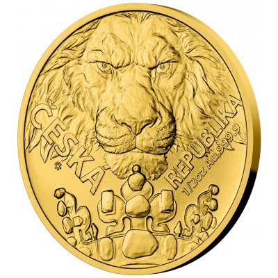 Česká mincovna Zlatá mince Český lev 2023 stand 1/2 oz – Zboží Mobilmania