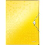 LEITZ Desky s gumičkou Wow Jumbo, žlutá, 30 mm, PP, A4 – Hledejceny.cz