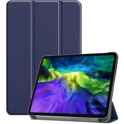 SES 2v1 Smart flip cover + zadní silikonový ochranný obal s držákem na pero Apple iPad Air 11 2024 17524 tmavě modrý – Sleviste.cz