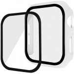 ENKAY Obal s tvrzeným sklem pro Apple Watch 6 / SE / 5 / 4 40mm bílý 18555 – Zboží Živě