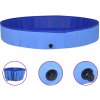 Bazény pro psy zahrada-XL Skládací bazén pro psy PVC modrý 300 x 40 cm