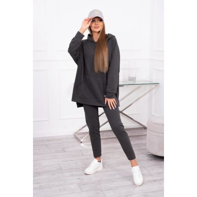 Fashionweek dámská sportovní tepláková souprava K9402 grafit – Zboží Dáma