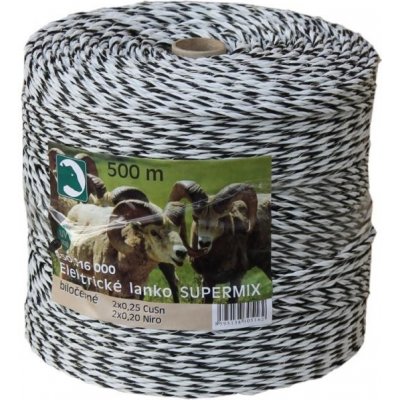 Lanko SUPERMIX 3mm bíločerné 500m – Hledejceny.cz