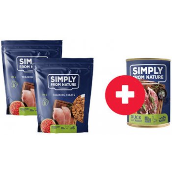 SIMPLY FROM NATURE Tréninkové pamlsky s drůbežím a šípkem 300 g