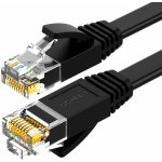 Ugreen NW102 Flat LAN Ethernet Cat6, 8m, černý – Zboží Živě
