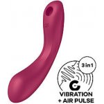 Satisfyer Curvy Trinity 1 Red zasouvací Air Pulse – Zbozi.Blesk.cz