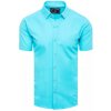Pánská Košile Dstreet pánská košile s krátkým rukávem Tegnunil světle modrá