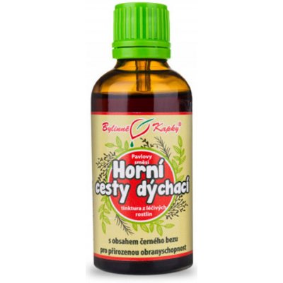 Bylinné kapky Horní cesty dýchací Nachlazení tinktura 50 ml – Hledejceny.cz