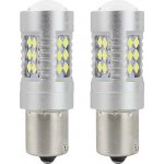 LED AMIO CANBUS 24SMD 3030 1156 (P21W) Bílá 12V / 24V, sada 2 ks. | Zboží Auto