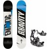 Snowboard set Gravity Empatic junior + vázání Fastec FT360 23/24