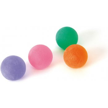 Sissel Press Ball balónek pro rehabilitaci rukou střední zátěž modrý