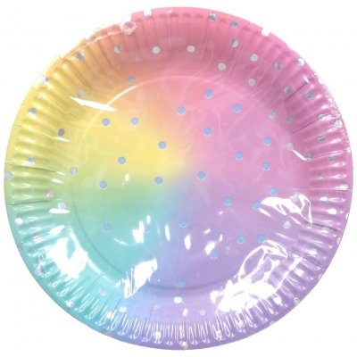 Wiky Párty tácky 23 cm Pastelové – Zboží Dáma