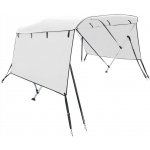 Bimini Stříška se 3 oblouky a stěnami 183x(185-198)x137 cm – Zboží Mobilmania
