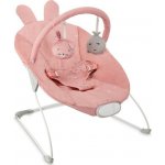 MoMi Vibrační lehátko s melodiemi Glossy MoMi Růžové – Zboží Dáma