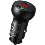 Nabíječka do auta Mcdodo CC-7030, USB + USB-C, s displejem, 45 W (černá) – Hledejceny.cz